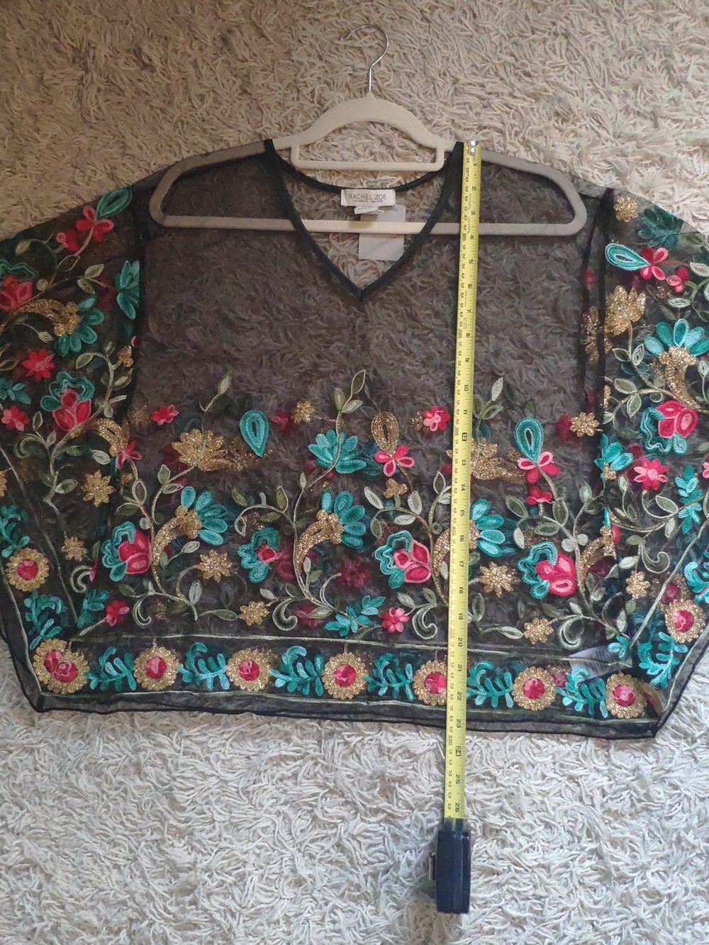 NWT Rachel Zoe Elegant Sheer Blouse - Picture 11 of 13